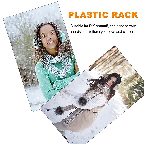 COHEALI 4Pcs Earmuff DIY Rack Durable Antifreezing Ear Skeleton Holder for Crafting Warm Earmuffs for Earmuff Replacement and Making Frame for Creative Projects3