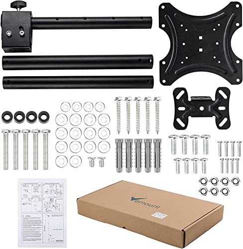Support TV plafond réglable pour écran de 14 à 32 pouces - 8