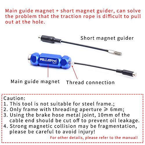 Acessório de bicicleta, Andoer Ferramenta de roteamento de cabo interno de bicicleta Trocador de fio