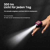 Sofirn SE1 PRO Mini Taschenlampe Schlüsselanhänger, 300 Lumen EDC Lampe mit CRI 90+ Weißlicht, gerichtetem RGB-Farblicht & RGB-Signalring, Magnetclip, per USB-C wiederaufladbar – Ansicht 6