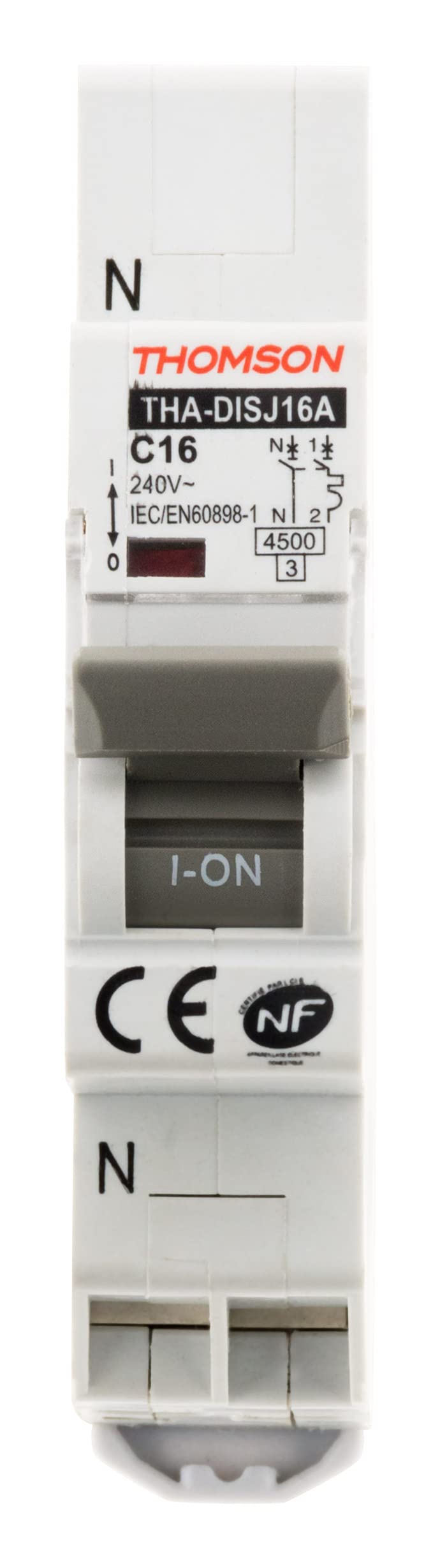 Lot de 6 Disjoncteurs à connexions automatiques PH+N Thomson - 16A NF