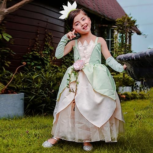 Accesorios disfraz Princesa Tiana para niñas miniatura 2