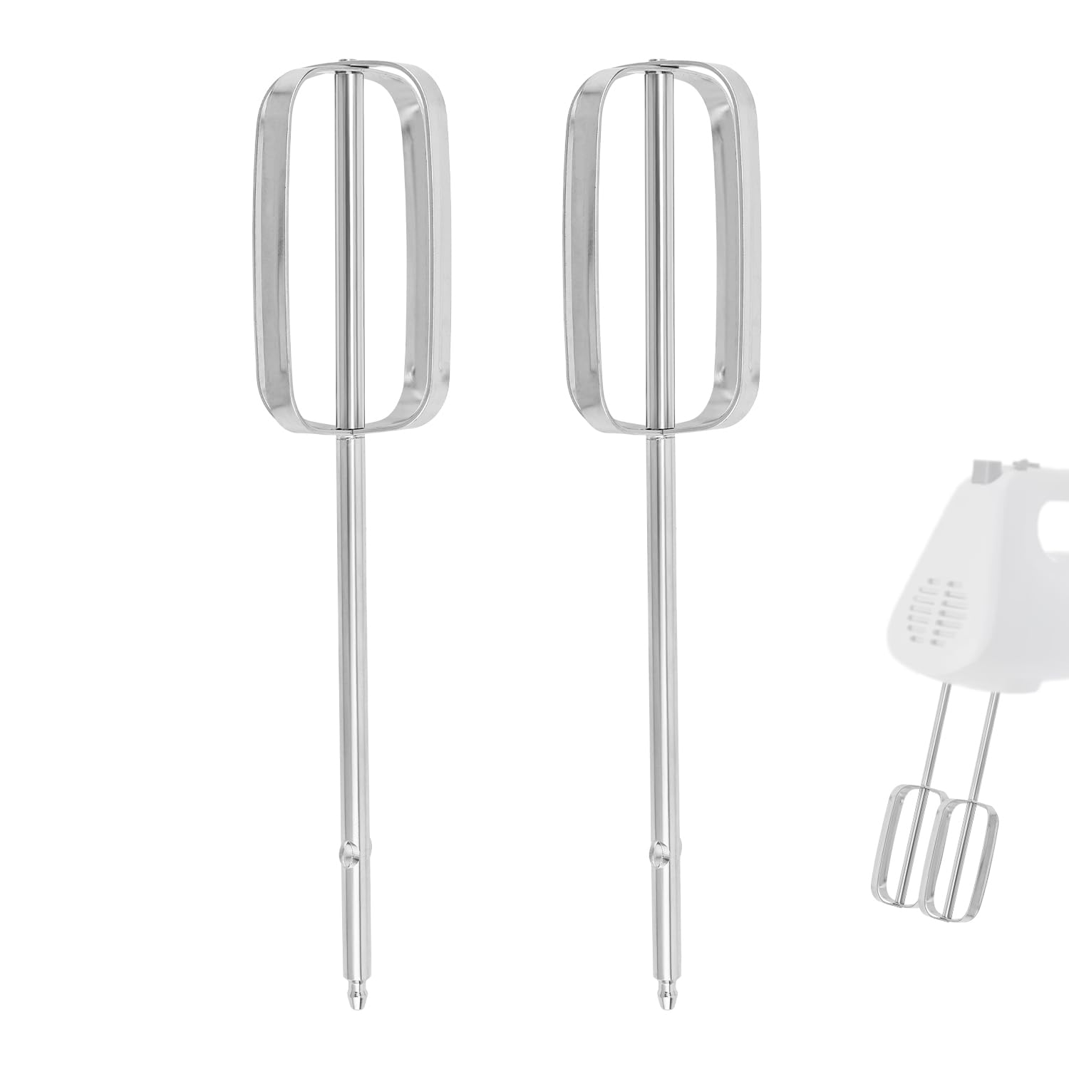 2pcs Hand Mixer Beater Replacements for Kenwood HMP30 and BLACK & DECKER, Stainless Steel Blender Beaters for Mixing Eggs Powdered Sugar Butter or Heavy Cream Parts Accessories Attachments