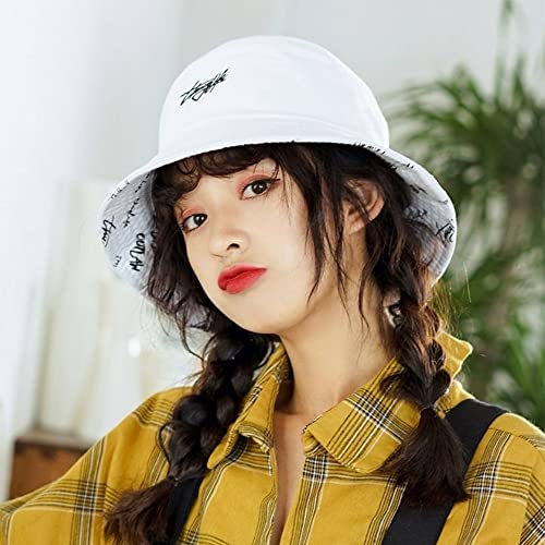 Image of Packable Reversible Printed Bucket Hat Unisex for Men Women Beach Fisherman Cap