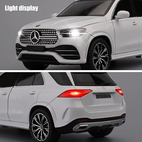 Modelo de coche GLE 350 1:24 con luces y sonido miniatura 6