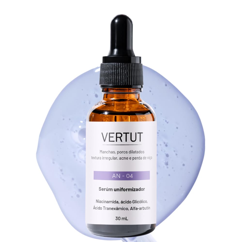 Sérum Uniformizador Facial Vertut AN04 | Ácido Tranexâmico, Alfa