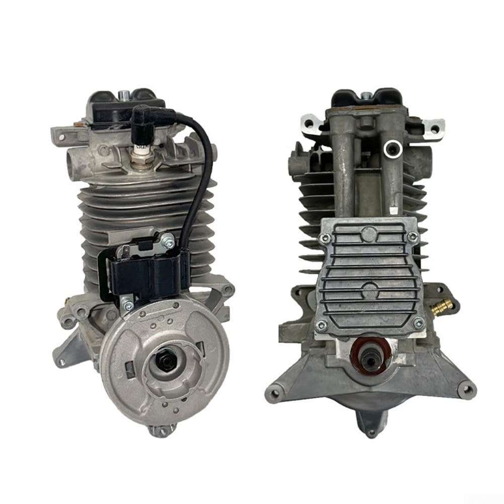 Cilindro di assemblaggio motore in metallo per soffiatore per foglie BR800 e BR800X, parte 4283-0200-0200, unità motore di ricambio argento per prestazioni migliorate del flusso d'aria, 20 x 20 x 22