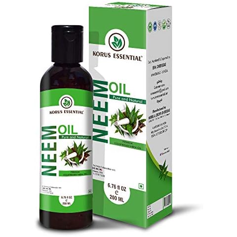 Korus Essential Neem Oil - 200ml | For Hair Cover