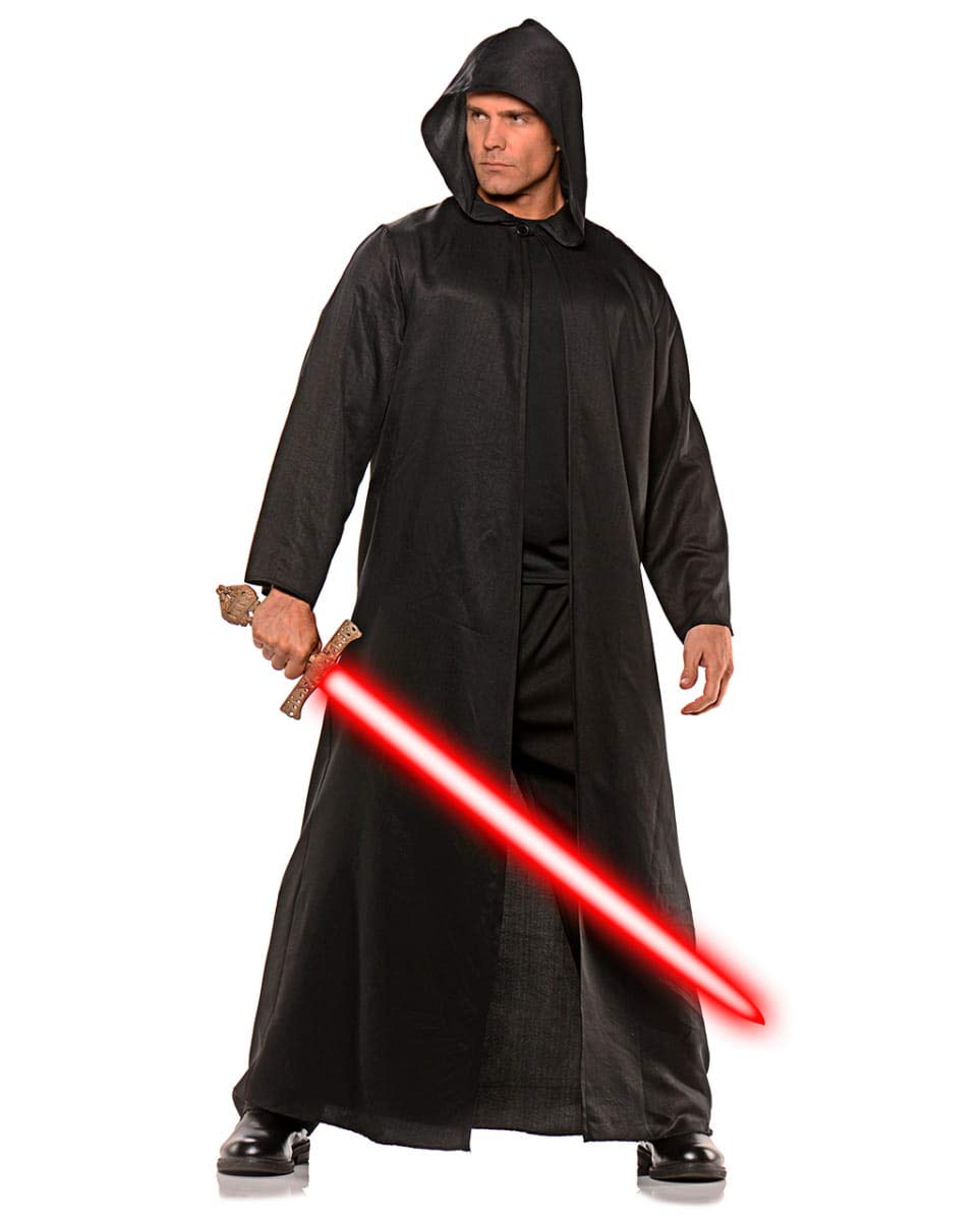 Horror-Shop Cappotto Nero con Cappuccio