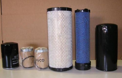 Filter Pack Of 6 Mahindra 5520, 6520, 5525 Early 4 Cyl, 6025, 4530 4Wd T2, 6030 4Wd T2 Models