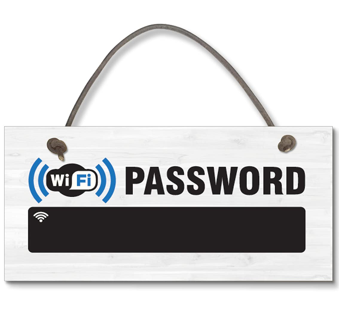 Close To The Bone Black Wi-Fi Password Chalkboard Plaque Hanging Sign 190 X 90Mm Pub Cafe Bar Home Internet #1297