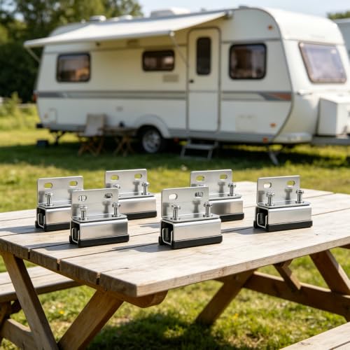 Soporte de techo solar de acero inoxidable de 2mm para autocaravanas 6
