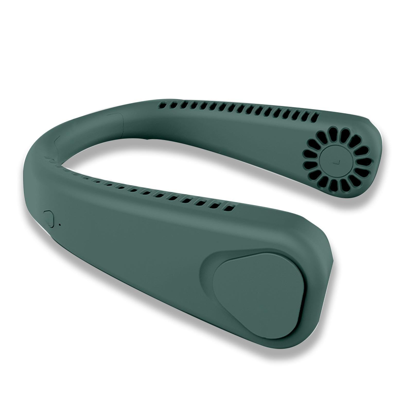 SHAVINGFUN Ventilateur de cou portable avec batterie de 4000 mAh, 3 vitesses, silencieux par USB, pour la maison, le bureau, les voyages en plein air