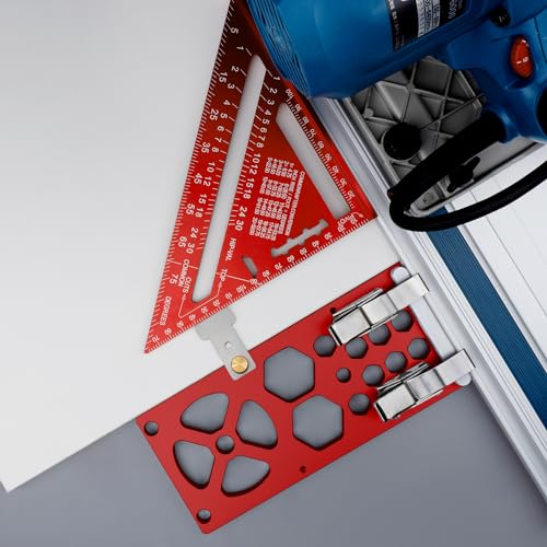 ViewReal 13.4inch Track Saw Square Guide Red by ViewReal - Image 4