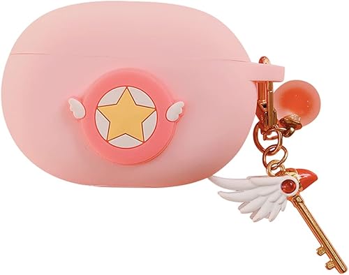 INHCH - Funda de silicona para auriculares inalámbricos (auriculares de estudio, antipérdidas y golpes, fácil de transportar (Studio Buds, B)