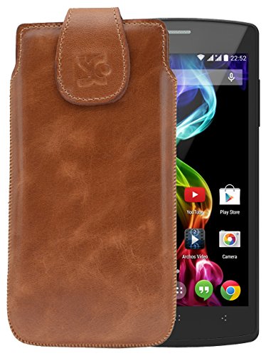 Suncase Étui en cuir pour Téléphone Portable/ThL 5000/étui en cuir Étui de protection Coque de protection