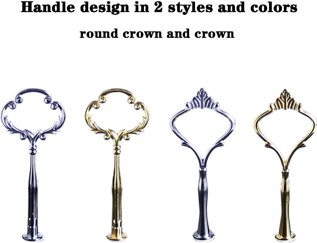 Cupcake Stand Cupcake Stands for Dessert Table European Style Living Room Afternoon Tea Ceramic Snack Stand Modern Creative 2/3 Layer Candies and Dried Fruit Tray Rack Desktop Decoration (Black a 2 l