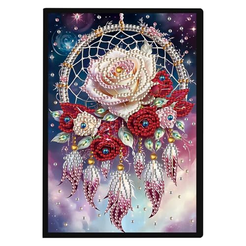 Carnet de peinture diamant TDFERAN attrape-rêves pour adultes