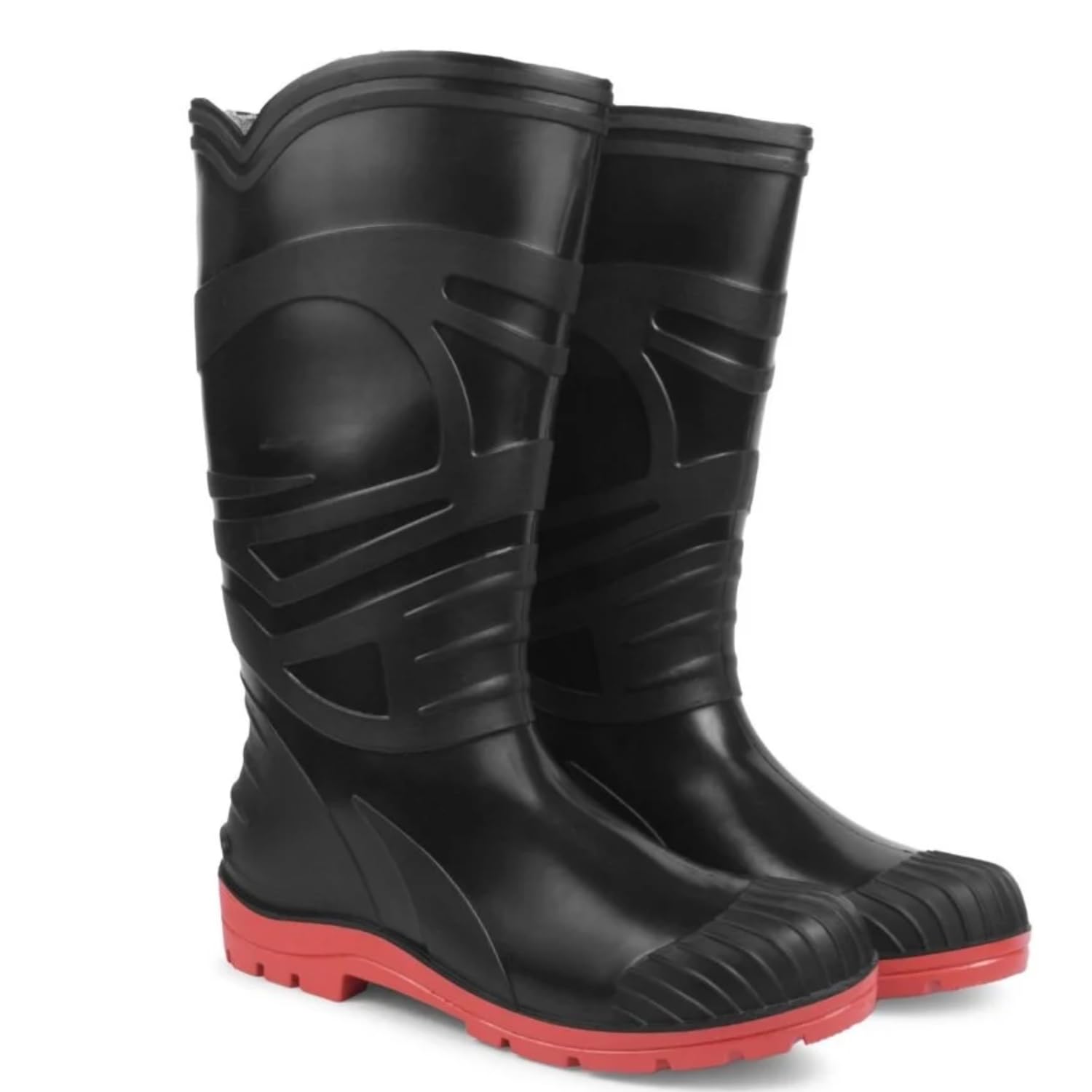 (10 Years Assured Warranty 11" Protective PVC Gumboots for Men & Women, Waterproof Industrial Safety Boots, Slip Resistant Work Footwear for Construction, Farming and Outdoor Use-image-15