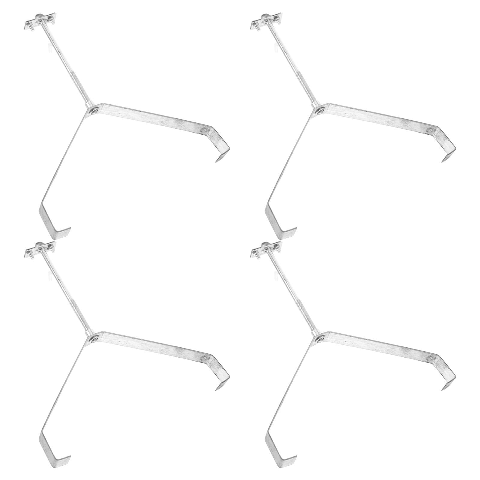 Soporte ajustable de hierro CLISPEED con abrazadera triangular de puesta a tierra, 4 uds 7