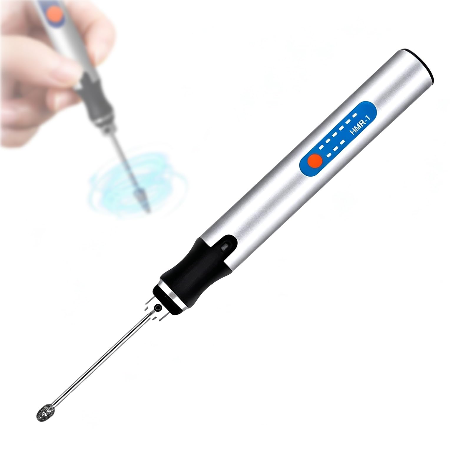 Homogeneizador de Tejidos Portátil, Mini Triturador de Laboratorio con 3 Velocidades (5000/10000/18000 rpm), Recargable, Incluye 3 Pistilos de Molienda Metálicos; Ideal para la Preparación de Muestras
