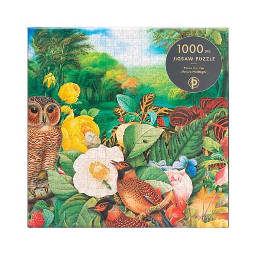 Puzzle de colección Moon Garden Paperblanks, rompecabezas de lujo multicolor PA8146
