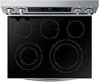 Vista 5 de Samsung NE63A6511SS - Cocina eléctrica independiente Smart de 6.3 pies cúbicos en acero inoxidable