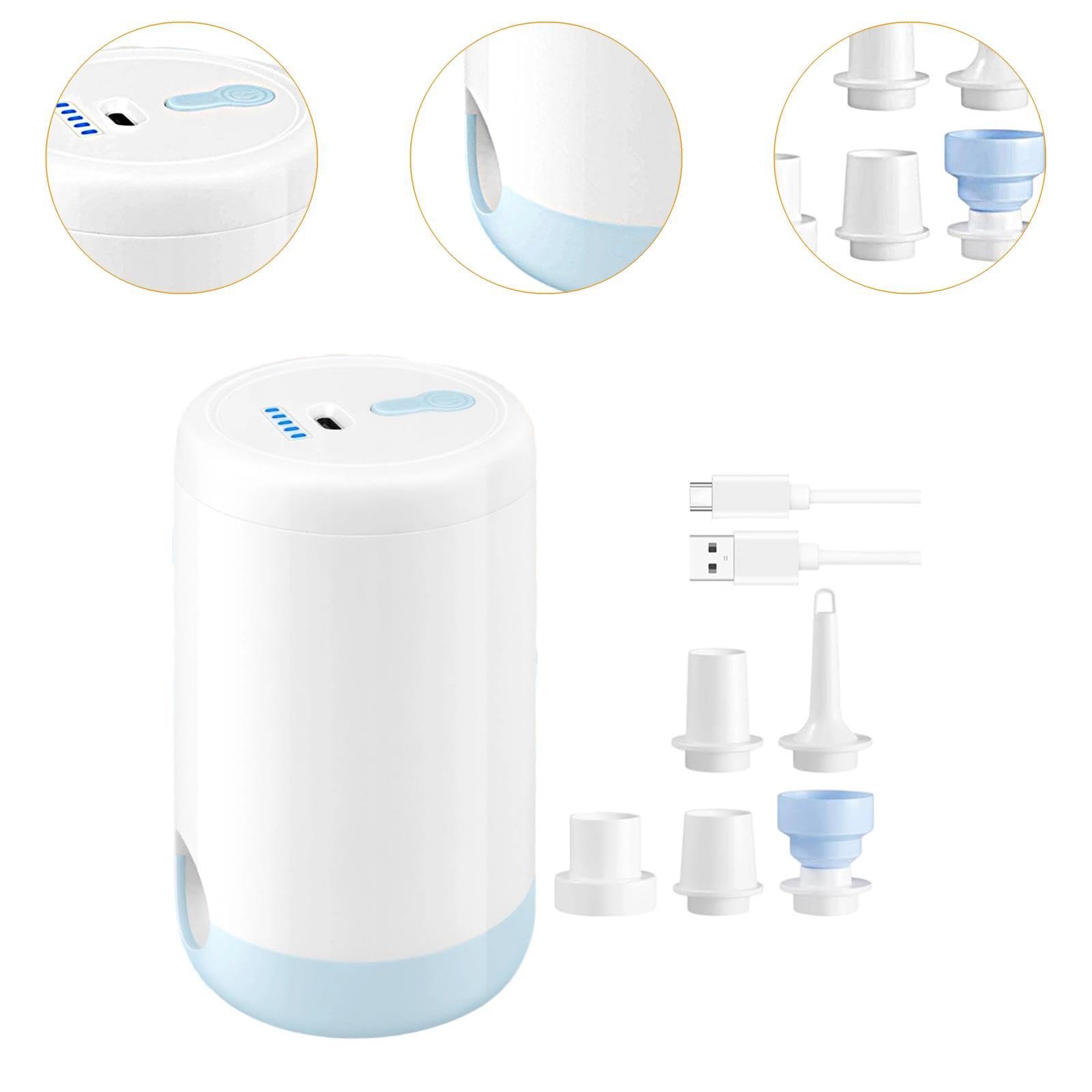 Sharplace Bomba de Aire Eléctrica, Inflador Y Desinflador, Multifuncional, para Uso Doméstico Y Exterior.