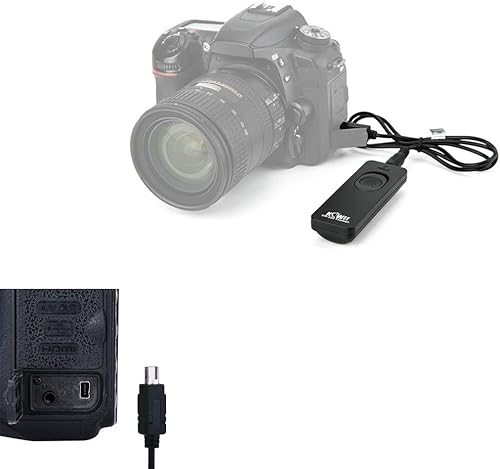 Miniatura 6 de Kiwifotos MC-DC2 - Cable de liberación de interruptor remoto para Nikon Z7 Z7II Z6 Z6II Z5 D750 D780 P1000 D7500 D7200 D5600 D5500 D5300 D5200 D5100