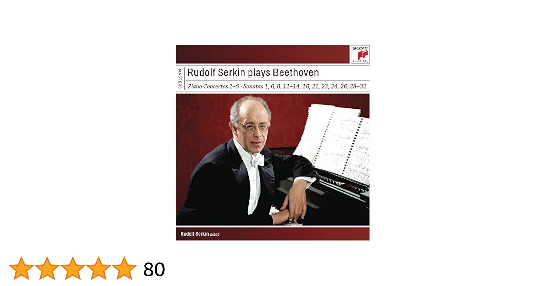 11CD Rudolf Serkin Rudolf Serkin Plays Beethoven Concertos Sony Classical Japan 紙ジャケ 未開封 /00300 Rudolf Serkin Plays Beethoven: Concertos, Sonatas