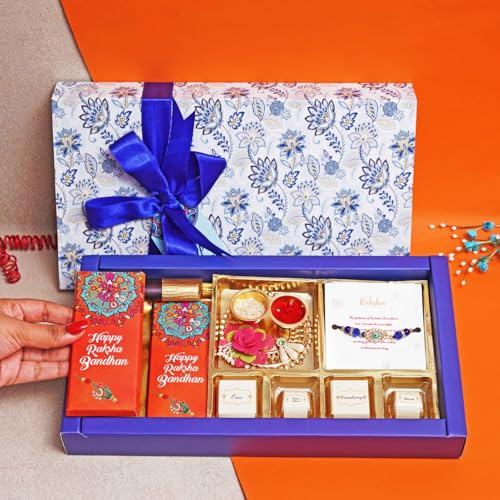 Image of Velvet Fine Chocolates Super Siblings Box| Assorted Chocolates & Rakhi Combo | Perfect for Rakshabandhan | Pack of 1