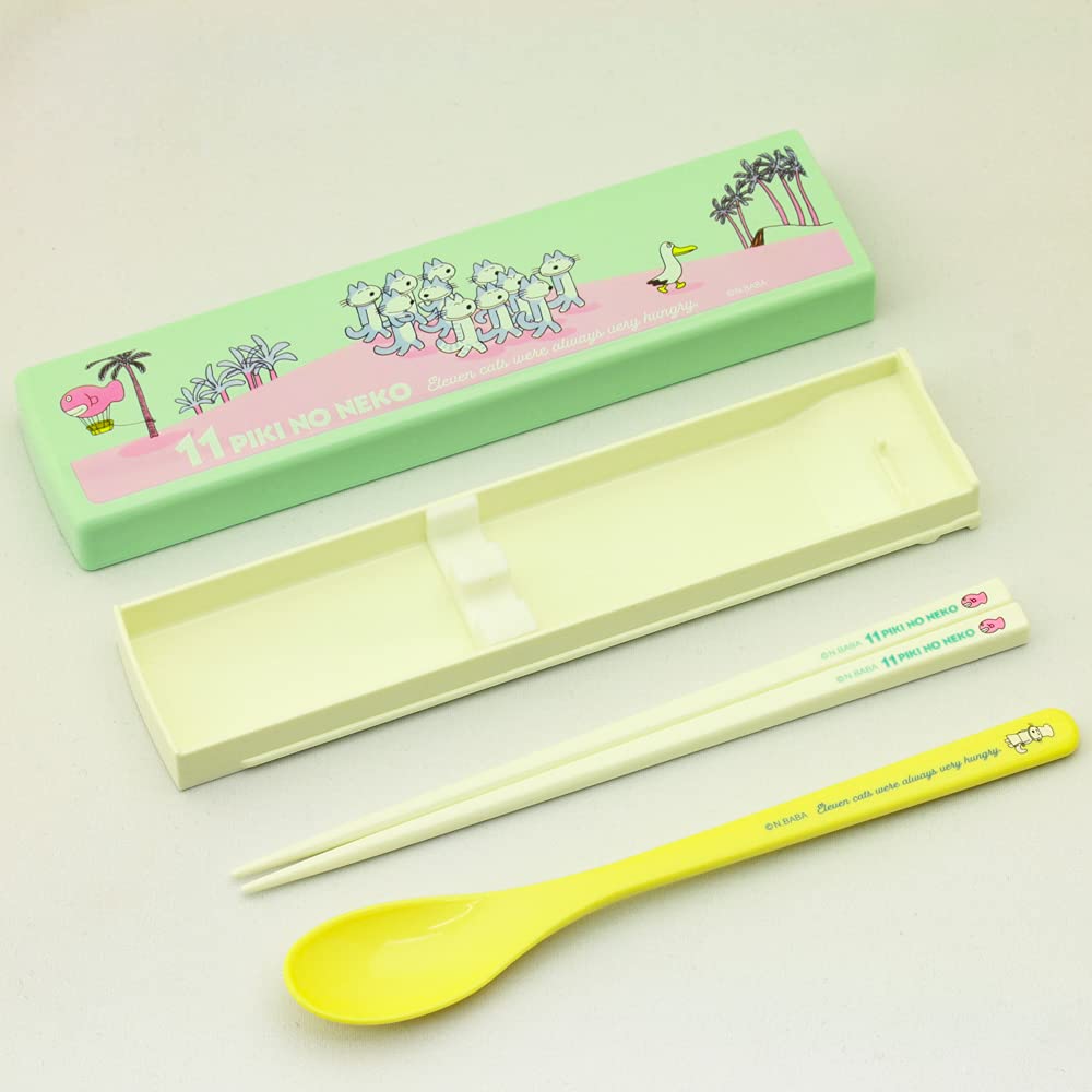 Amazon.co.jp: 学研ステイフル 11ぴきのねこ スプーン 箸 セット