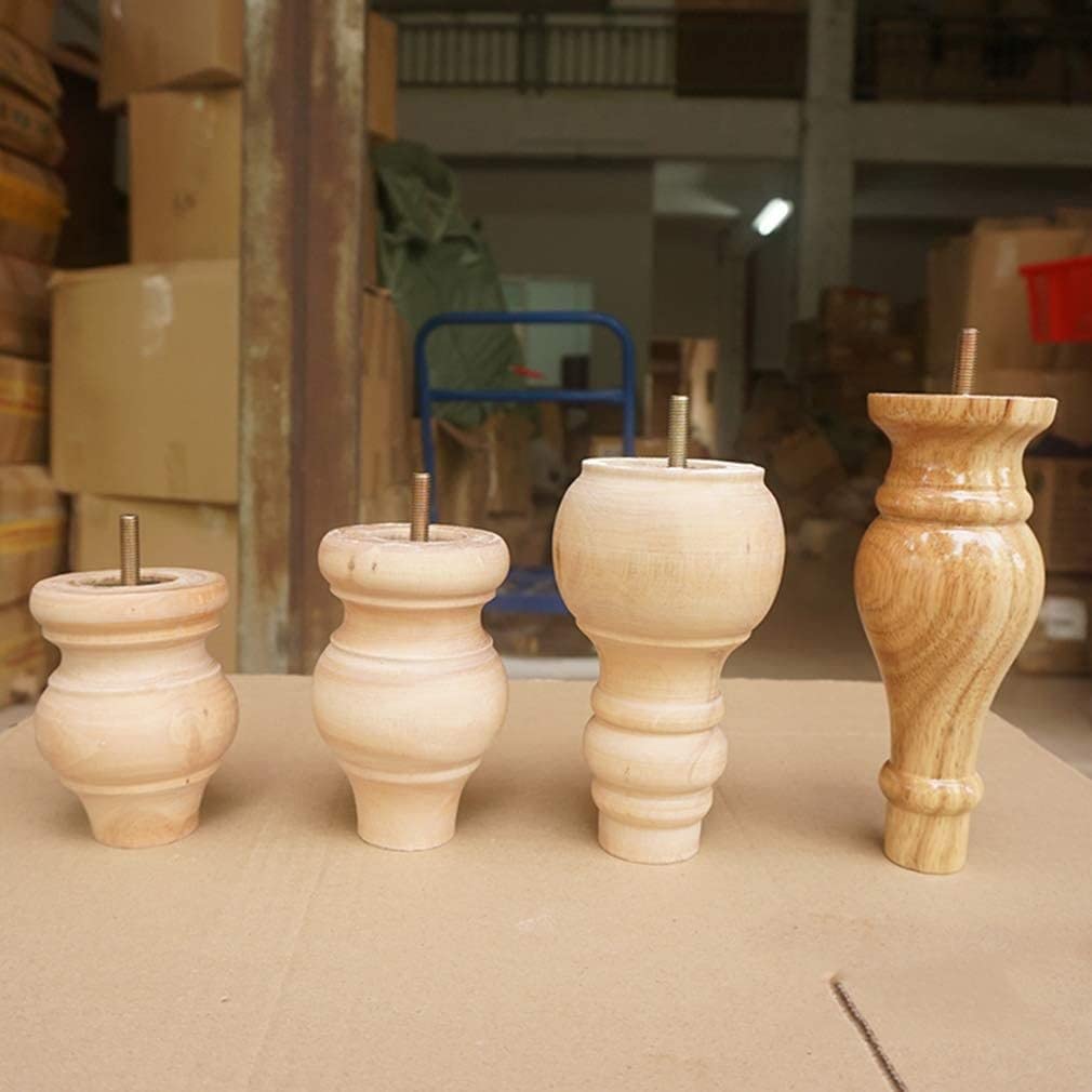 Gambe for mobili in legno Piedini di ricambio for mobili fai-da-te Gambe for divani in legno massello Gambe for tavoli TV Gambe for tavoli Gambe for mobili da cucina Gambe for sgabello for caffè Tavol