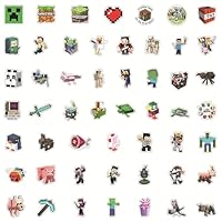 ZSYIULIA Gaming Party Favours Bag Fillers Set, Gaming Goodie Bag Fillers with Keychains, Button Pins, Stickers for Kids Boys | Miner Theme Party Supplies