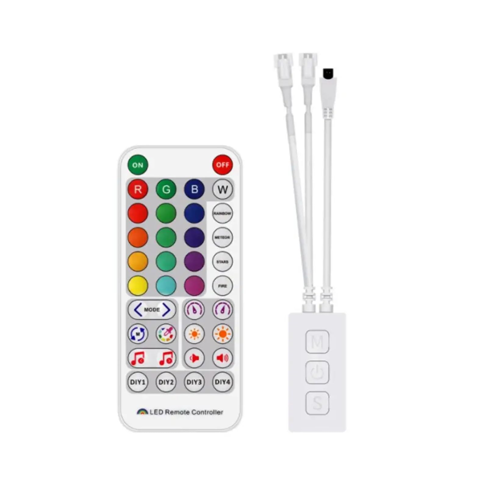 ZXAOMMBEA SP511E WiFi Music LED Controller Dual Output Alexa Smart Voice APP Control Suitable for WS2812b WS2811 Addressable Pixel(Dc5-24v 2 Output)