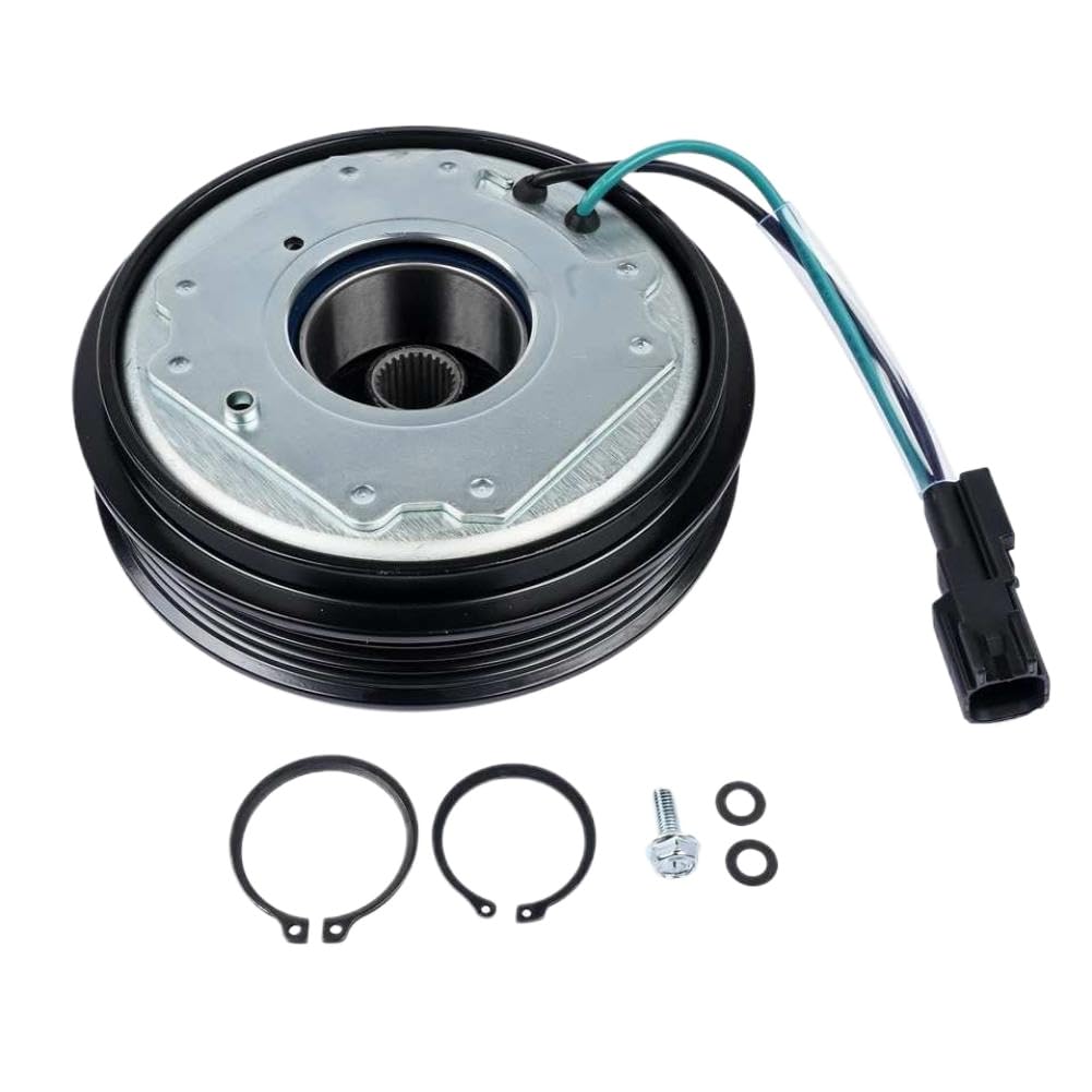 Pwuwarrkg Onecolor Ac Compressor Clutch And Pulley Coil Compatible With Sierra 5.3L 6.2L 4.3L V8 V6 2014 2018