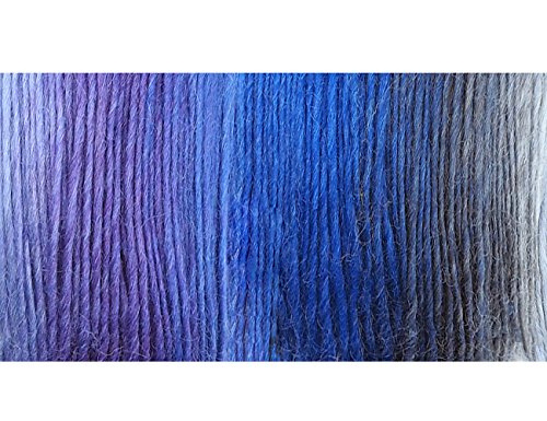 Image of 2 Skeins Rainbow Soft Yarn 100% Wool Gradient Multi Color Yarn for Crocheting Knit Total Length 180mx2(196ydsx2,50gx2)-2