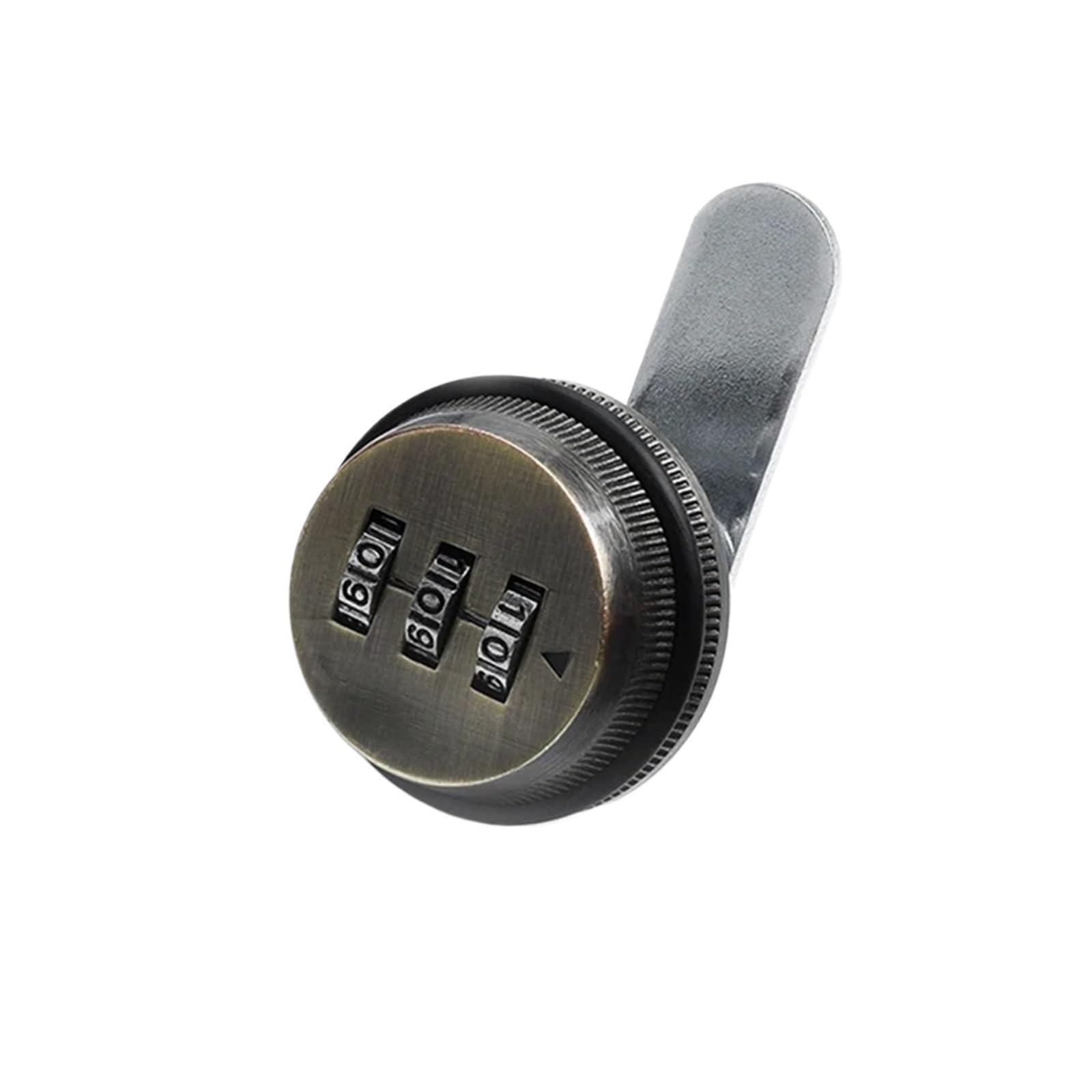 Cupboard Locks， Zinc Alloy Security Locks for Mailbox Deposit Box Keyless Anti-Theft Lock
