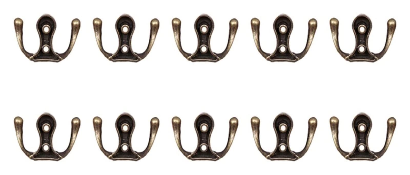 Wandgarderobe 10 Stück Wandhaken Für Kleidung, Antike Zinklegierung, Kleiderbügel, Kleiderhaken, Hut, Tasche, Handtuchhalter, Badezimmerhaken Kleiderhaken