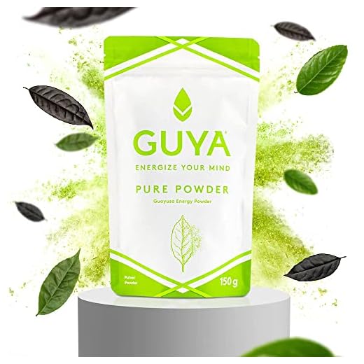 Guayusa Powder (pure, 100 % Guayusa) | 150 g för 60 koppar | Energize Your Mind | Kaffein | Naturligt koffein, L-teanin, teobromin och teophyllin