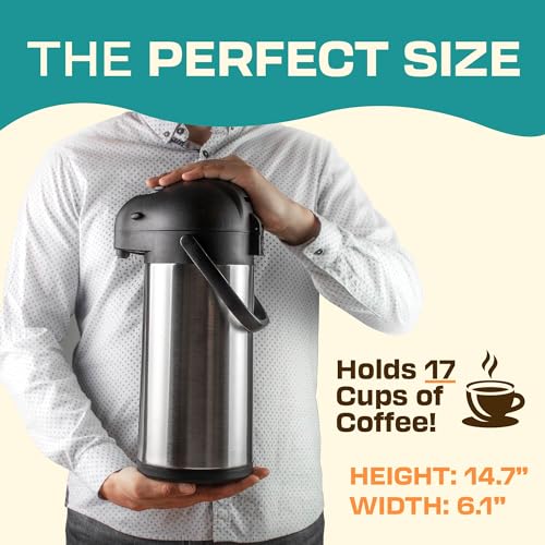 CRESIMO Coffee Carafe Dispenser with Pump