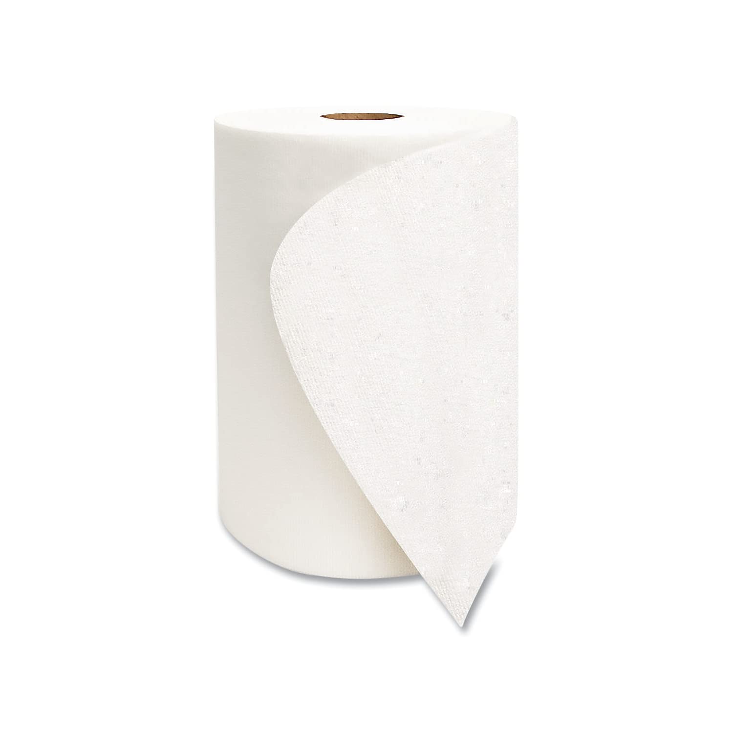 Morcon Paper M610 - Rollo de toallas de bobinado duro, 1 capa, 7.25 pulgadas x 500 pies, color blanco, 6 rollos/caja