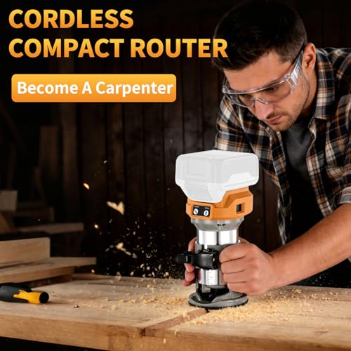 Cordless Wood Router for Dewalt 20V