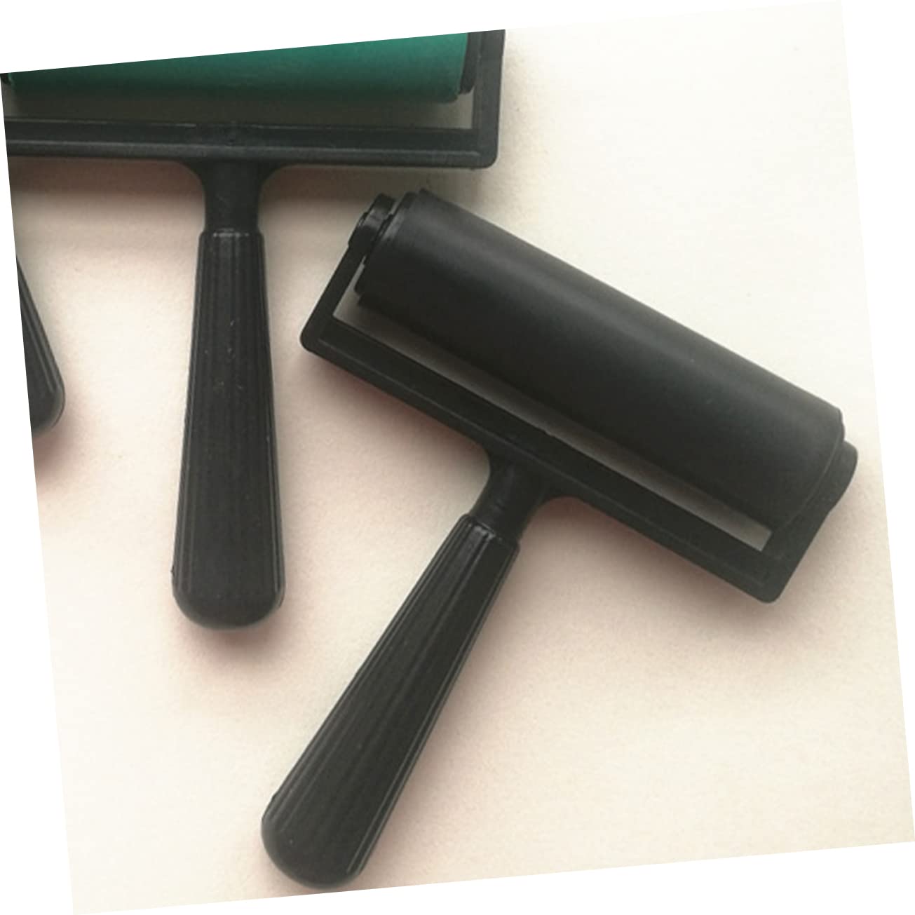 KONTONTY 10cm Printmaking Roller Craft Tool Linoleum Carving Tools Printing Roller for Art