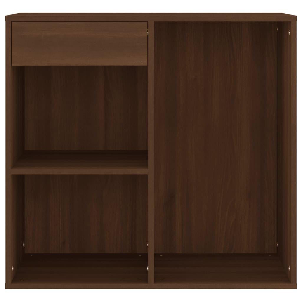 Meble Przedmiot dom Kosmetyczka Brązowy Dąb 80x40x75 cm Engineered Wood-Furniture