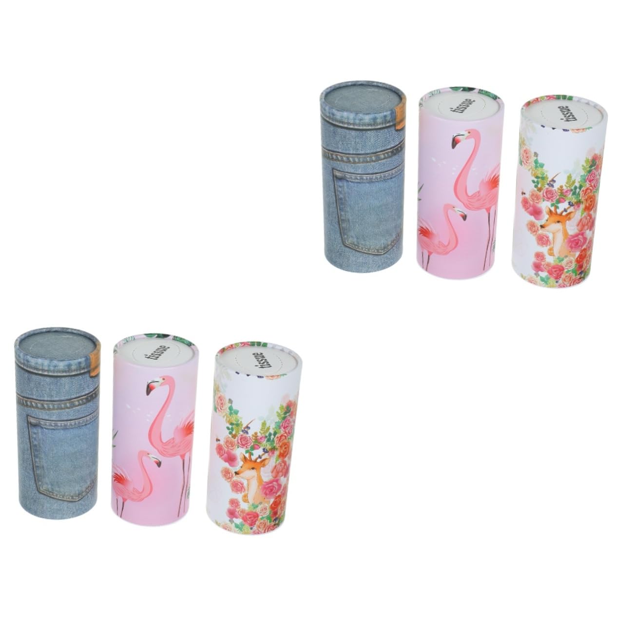 minkissy 6 Pcs Cylindre De Pompage Papier Portabicicletas Para Auto Distributeur De Serviettes en Papier Serviettes en Vrac De Voiture Mouchoirs Boîte Mouchoirs Voyage Accessoire Quotidien