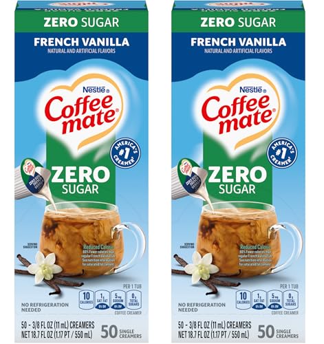 Nestle Coffee mate Zero Sugar French Vanilla Pack of 2