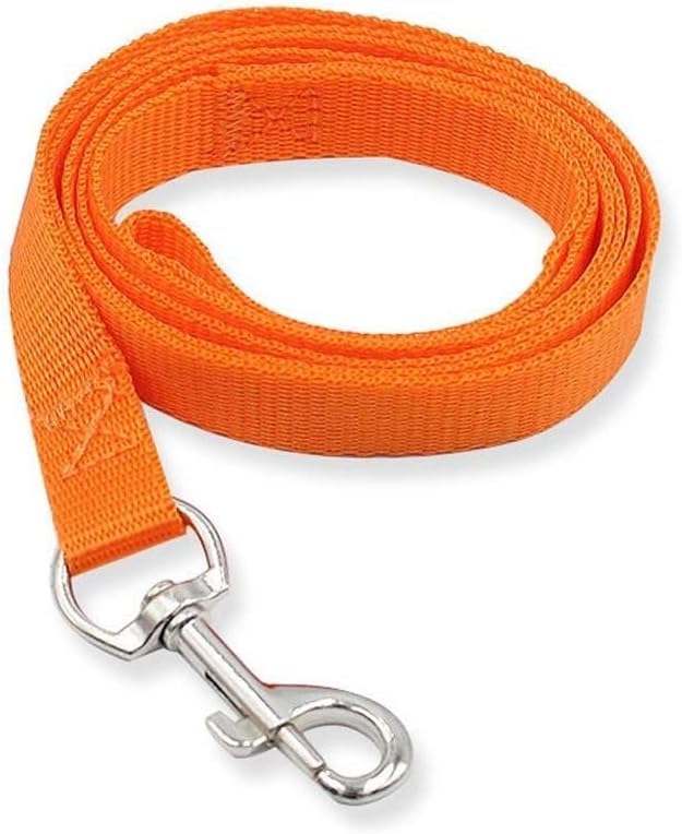 Orange Nylon Dog Leash,Soft Padded Handle Pet Reflective Leashes for Small Medium Large Dog Outdoor Running Walking Training Pet Supplies Leashes Collars, Harnesses and Leashes