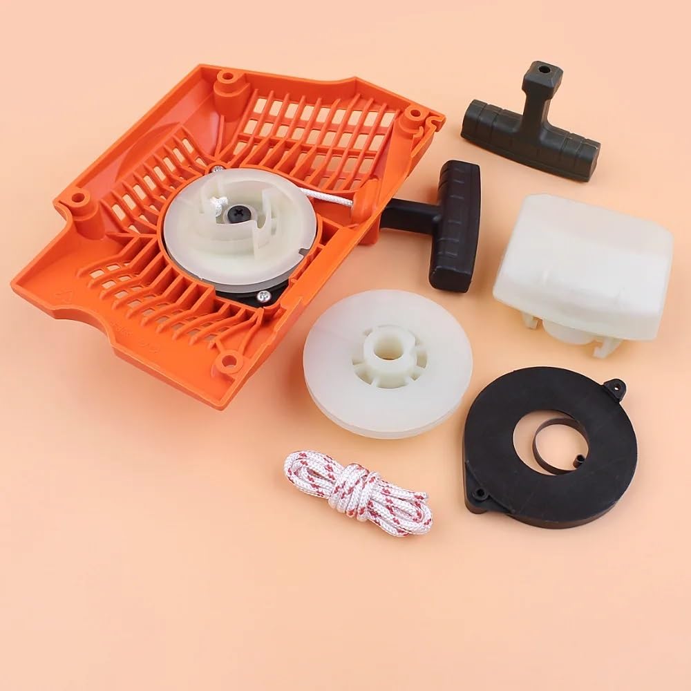 Kit de puesta a punto del filtro de aire del arrancador de 6 piezas for motosierra de gasolina 350 340 345 346 346XP, repuestos for motosierra 537 10 47 02