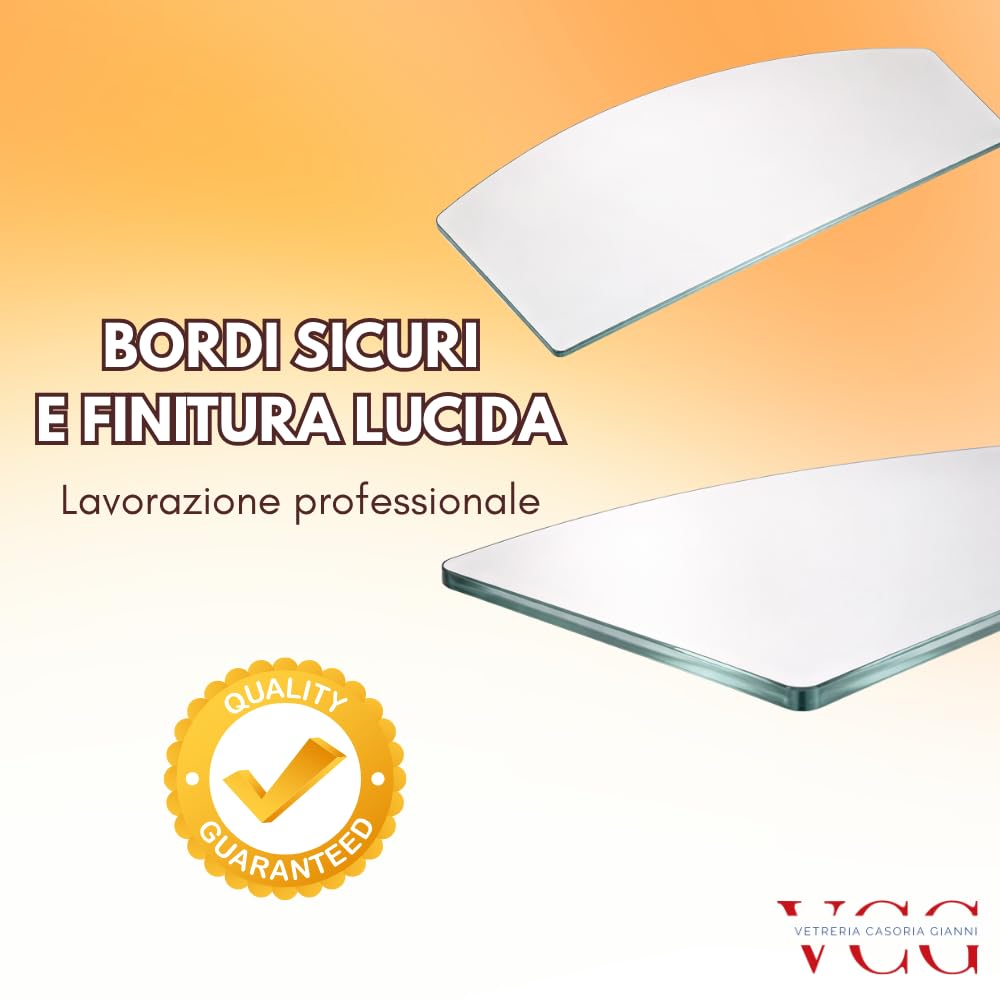 Vetro Ceramico Sagomato Universale 47,6x31,7 cm 4mm Compatibile La Nordica Extraflame Isotta e Dal Zotto Clara | Ricambio Vetro Stufa Resistente 760° Camino Stufa a Pellet Certificato